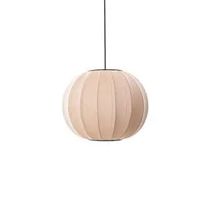 Made By Hand - Pendellampe - Knit-Wit 45 Round Pendant - Sand Stone